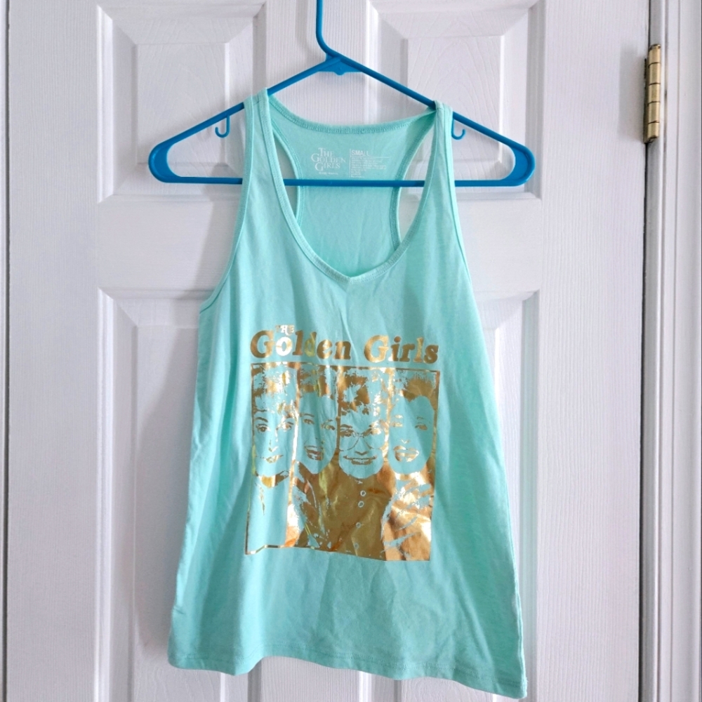 The Golden Girls Aqua Small Tank Top